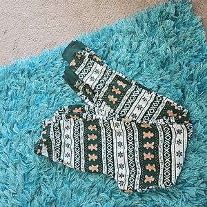 ladies sz med lauren Conrad holiday pj bottoms gingerbread  cute
